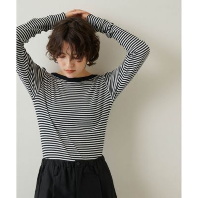Whim Gazette(ウィム ガゼット)のVバックシャンテレコカットソー