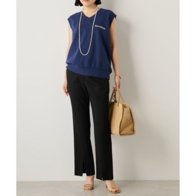 Whim Gazette(ウィム ガゼット)の【Sporty&Rich】ロゴVネック