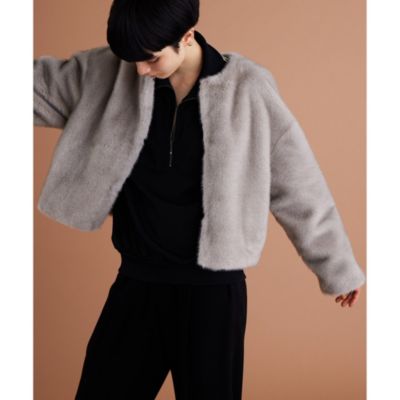 Whim Gazette 【THE PAUSE】エコファーショートコート