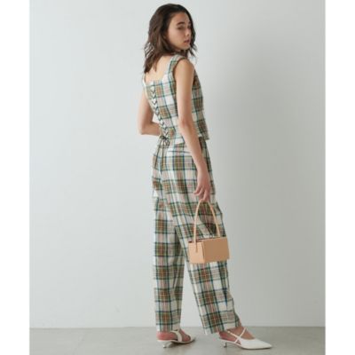 新品未使用Whim Gazetteリネンストレッチパンツ リネンストレッチパンツ | Whim Gazette(ウィム ガゼット