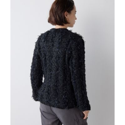 Whim Gazette(ウィム ガゼット)のツィードカーディガン通販