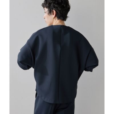 Whim Gazette(ウィム ガゼット)のダンボールクルーネックプルオーバー