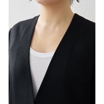 今季　ウィムガゼット ジュートライクハーフスリーブジャケット新品 Whim Gazette｜ジュートライクハーフスリーブジャケット