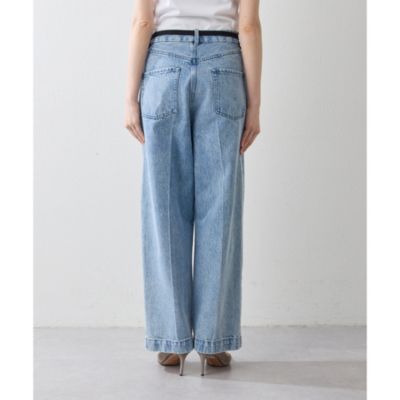 ウィムガゼット センタープレスデニムパンツ36サイズ Whim Gazette(ウィム ガゼット)のセンタープレスデニムパンツ