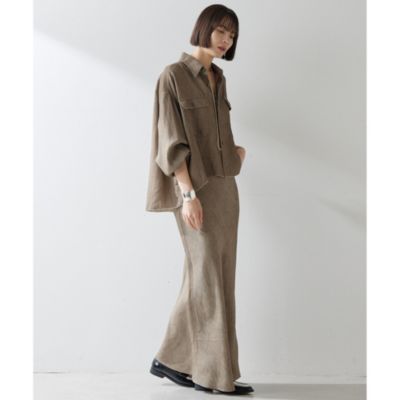 Whim Gazette(ウィム ガゼット)のツイル顔料染めスカート通販