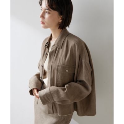 Whim Gazette ツイル顔料染めスクエアシャツ値下げ中 Whim Gazette(ウィム ガゼット)のツイル顔料染めスクエアシャツ通販