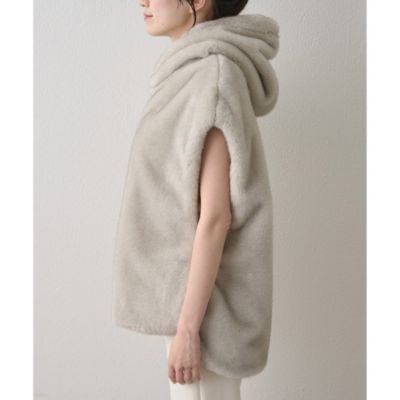 Whim Gazette(ウィム ガゼット)のミンクフェイクファーブルゾン通販