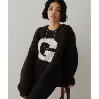Whim Gazette ハンドケーブルプルオーバー　ニット Whim Gazette(ウィム ガゼット)のハンドケーブルプルオーバー通販