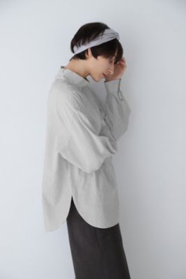 human woman(ヒューマン ウーマン)の◇ストライプボウタイブラウス通販