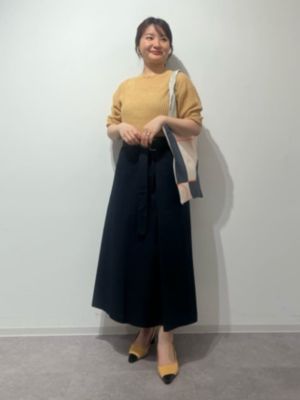 human woman(ヒューマン ウーマン)の◇ベルト付き巻きスカート