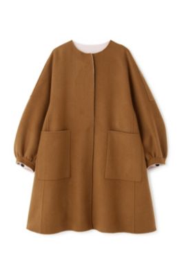 ADORE(アドーア)の◇カシミヤ混2TONEリバーノーカラー