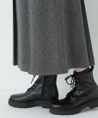 ヒューマンウーマン（human woman）/ヘリンボーンツィードタックスカート human woman(ヒューマン ウーマン)のヘリンボーンツィードタックス