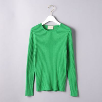 United Arrows ユナイテッドアローズ の United Arrows C Si リブ クルーネック ニット B通販 集英社happy Plus Store