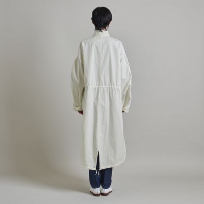 LOEFF(ロエフ)の＜LOEFF＞スタンドカラー ミリタリーコート OFFWHITE