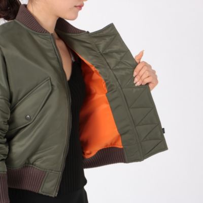 MADISONBLUE COMPACT MA－1 NY TWILL JACKET