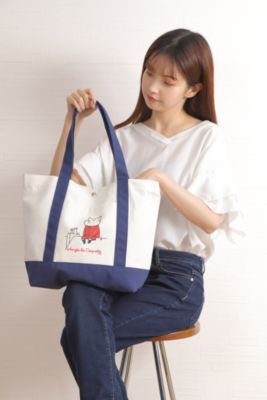 Angie La Coquette 麗しのアンジー(アンジー・ラ・コケット ウルワシノアンジー)のキャンバスバイカラートートバッグ通販