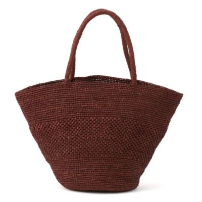 【THE ROW】Emilie ラフィア製のバッグ かごバッグ Emilie ラフィア製のバッグ ブラウン – The Row