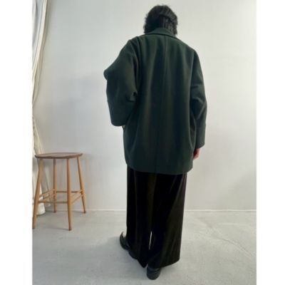 Curensology(カレンソロジー)のメルトンコクーンピーコート通販