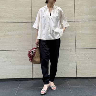 Pierre-Louis Mascia大判シルクストール カシミヤ　アイボリー Pierre-Louis Mascia（ピエール・ルイ・マシア）の「PIERRE LOUIS