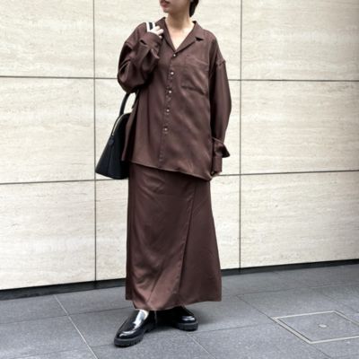 MIESROHE プリントイージーラップスカート MIESROHE プリントイージーラップスカート