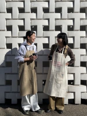 新作人気 Le Minor(ルミノア)の【洗える】TABLIER（ワークエプロン）通販 エプロン・三角巾