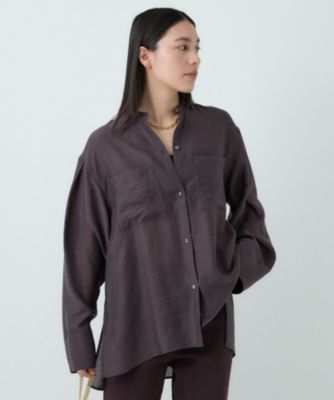 Chaos フェインシルクシャツ2025Autumn Collection Chaos(カオス)のフェインシルクシャツ通販 | 集英社HAPPY PLUS STORE