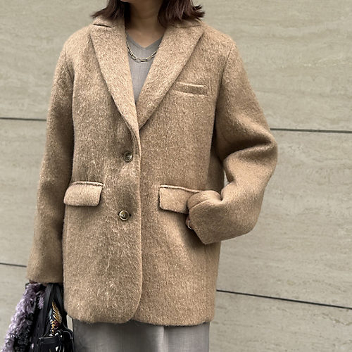 スタッフ身長159cm キャメル/F