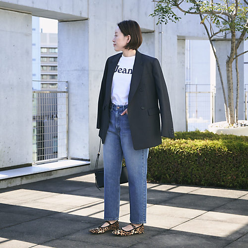 スタッフ身長166cm ジャケット NAVY/36、デニムkita - Coal Mid/26