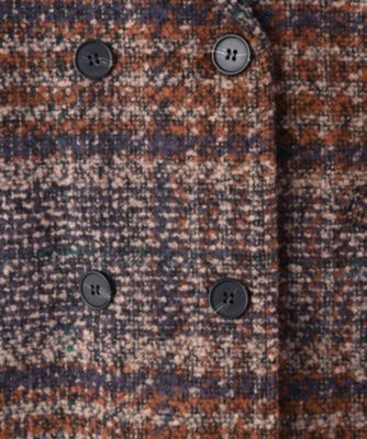 STYLE DELI(スタイルデリ)の【BLK001】ビックチェック柄ショートコート