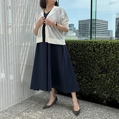 スタッフ身長155cm骨格ストレート ホワイト/サンプルサイズ
