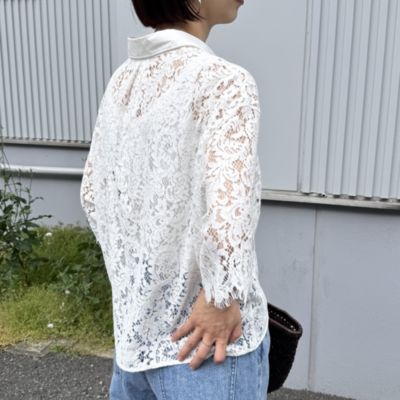 40代のための「新作レースシャツ」夏のきれいめ6コーデ【アパレル出身Kの着回し術「大人はこれ、どう着る？」#20】