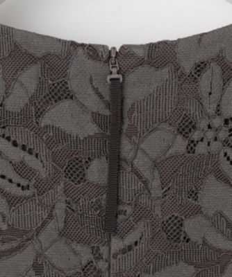 自由区(ジユウク)の【洗える】フルールコードレース ワンピース通販