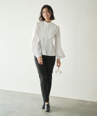 #newans ブラウス　大人可愛い　新品 Newans(ハッシュニュアンス)の【洗濯機可能】〈ウツノアイさん