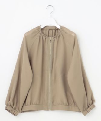 自由区(ジユウク)の【SHIHOさん着用・洗える】メッシュ ブルゾン