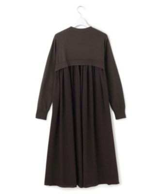 23区 【新品】【洗える】ヴィスコースストレッチ ストレート ニットワンピース 23区 【洗える】ヴィスコースストレッチ ストレート ニットワンピース