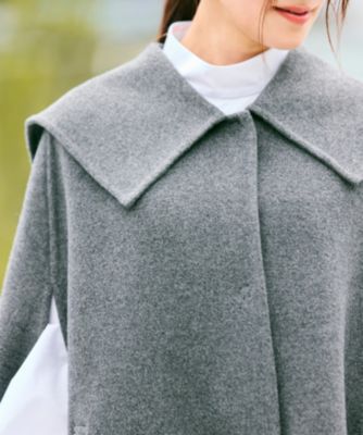 Newans(ハッシュニュアンス)のセーラーカラーダブルフェイスケープ