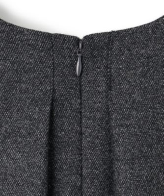 23区 L(ニジュウサンク エル)のラメミックスツイード Vネック