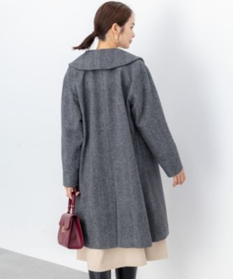 組曲(クミキョク)のウールモッサステンカラー コート通販 | 集英社