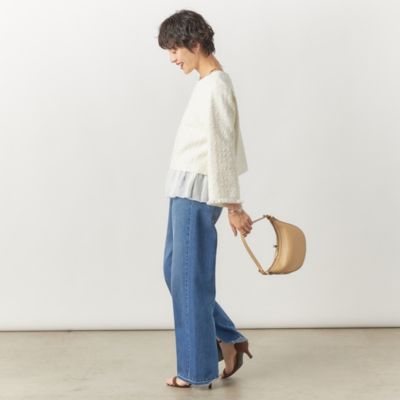 Rie Miller(リエミラー)の【RM denim】スリットフレアハイ