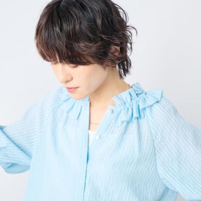 NOLLEY'S sophi(ノーリーズソフィー)のサッカーチェックフリル