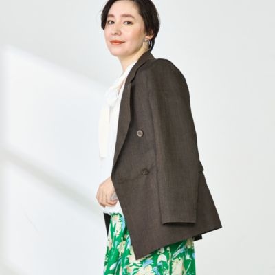 ウォッシャブルラミーシャンブレーダブルジャケット ノーリーズ NOLLEYS NOLLEY'S｜ウォッシャブルラミーシャンブレーダブルジャケット