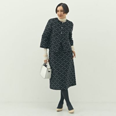 NOLLEY'S ジャガード　セットアップ NOLLEY'S パンツ 「セットアップ対応」ウォッシャブルリボン