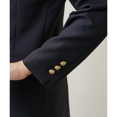 美品 ウィムガゼット 長袖 ミリタリーシャツジャケット ウエストマーク ネイビー 美品 ウィムガゼット 長袖 ミリタリーシャツジャケット ウエスト