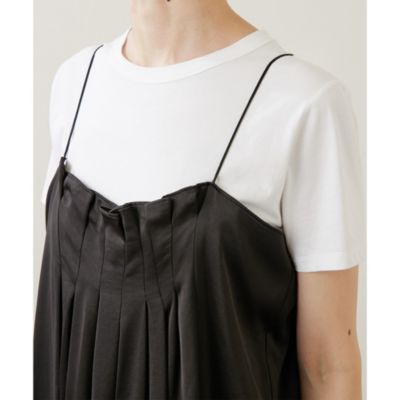 Whim Gazette(ウィム ガゼット)の【Col Pierrot】サテンキャミ