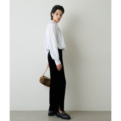 Whim Gazette(ウィム ガゼット)の《WEB限定》ギャザーブラウス通販