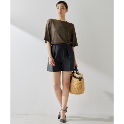 美品★ウィムガゼット★ラメニットTシャツ ラメニットTシャツ | Whim Gazette(ウィム ガゼット)レディース | PAL