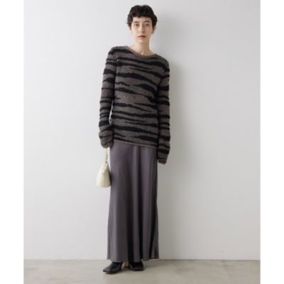 Whim Gazette テンセル™繊維使用 ロングスカート Whim Gazette スカート テンセル(TM)繊維使用ロングスカート