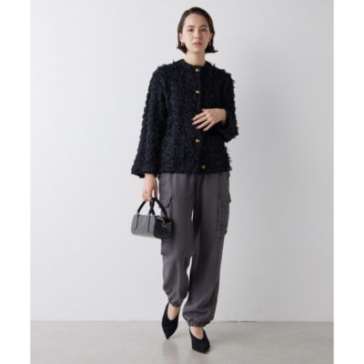 Whim Gazette(ウィム ガゼット)のツィードカーディガン通販