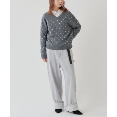 Whim Gazette ダメージデニムパンツ 38 ウィムガゼット ダメージデニム 38 - メルカリ