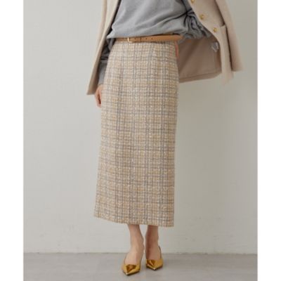 Whim Gazette(ウィム ガゼット)のカラミツィードスカート通販 | 集英社